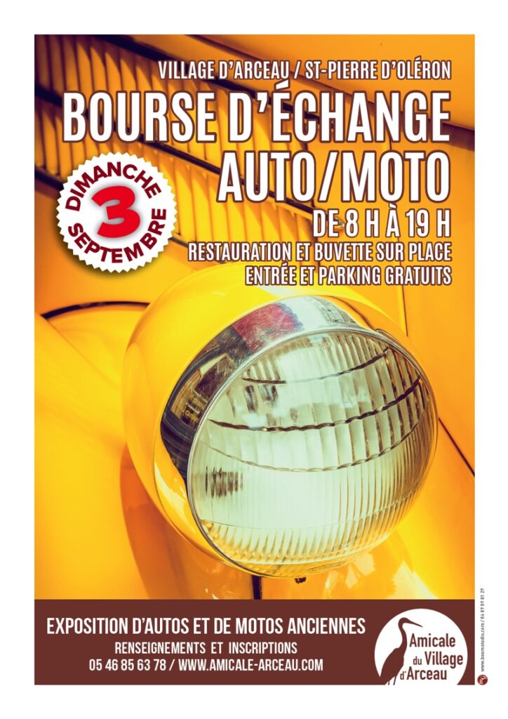 Bourse d’échange auto-moto septembre 2017