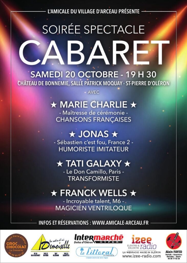 Soirée cabaret octobre 2018