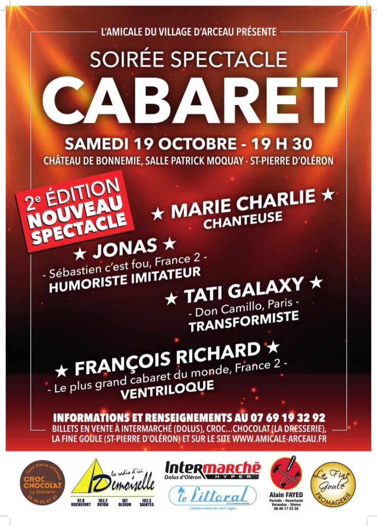 Soirée cabaret octobre 2019