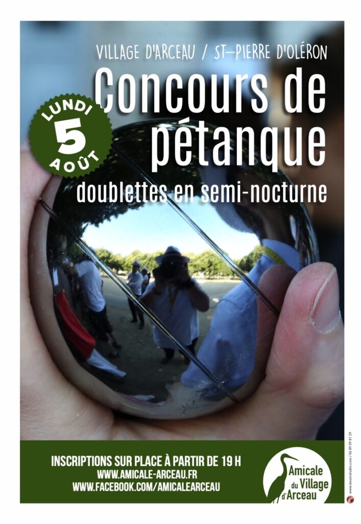 Concours de pétanque août 2019