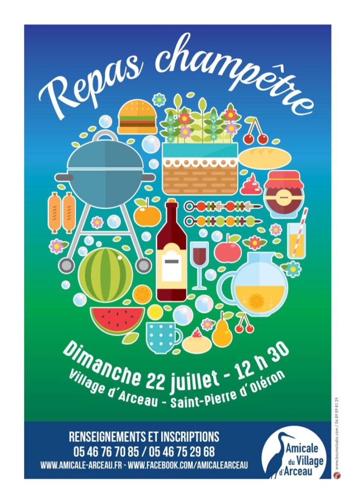 Repas champêtre juillet 2018